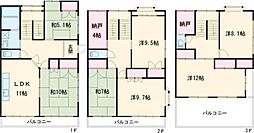 ウエルネス瀬戸口　A棟 1階7LDKの間取り
