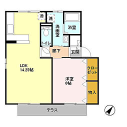 間取図画像 1LDK