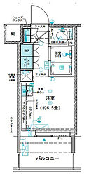 JR京浜東北・根岸線 赤羽駅 徒歩10分の賃貸マンション 4階ワンルームの間取り