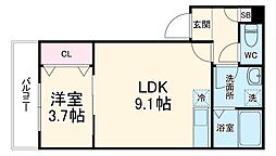間取図画像 1LDK