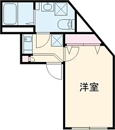 MAXIV CITY新江古田 1階1Kの間取り
