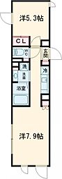 JR中央線 高円寺駅 徒歩15分の賃貸マンション 3階1LDKの間取り