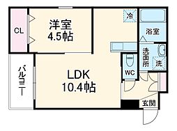 間取図画像 1LDK