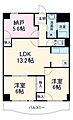プリムヴェール西堀3階11.2万円