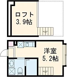 メゾン堀切菖蒲園 1階ワンルームの間取り
