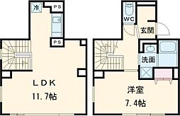 ＬＥＧＡＬＡＮＤ武蔵小山ＡＮＮＥＸ 4階1LDKの間取り