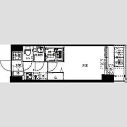 Alivis福島海老江（旧：フォーリアライズ福島ルノン） 12階1Kの間取り