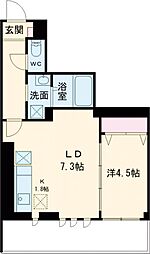 つむぎの杜　西荻みなみ 2階1LDKの間取り