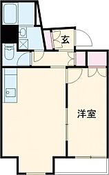 シティウォーク練馬 7階1LDKの間取り