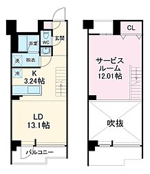 PRECIOUS SITE 3階1SLDKの間取り