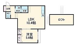 Ｏｌｉｖｅ　Ｍａｉｓｏｎ 1階1LDKの間取り