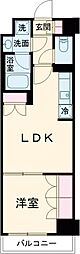 Ｂｒｉｌｌｉａ　ｉｓｔ池尻大橋 6階1LDKの間取り