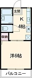 間取図画像 1K