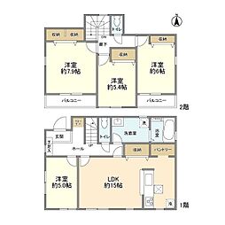 Kolet八王子大楽寺#05 1階4LDKの間取り