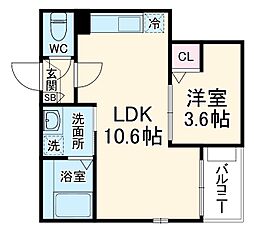 間取図画像 1LDK