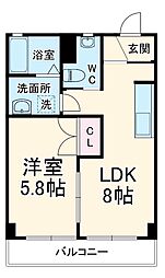 間取図画像 1LDK