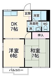 間取図画像 2DK