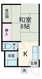 間取図画像 1K
