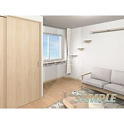 猫ん家　シャトン黄金 202 2階1LDKの室内