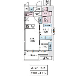 スプランディッド弁天町WEST 8階