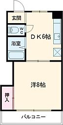 メゾン・よつくら 3階1DKの間取り