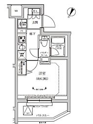 RELUXIA成増II 3階1Kの間取り