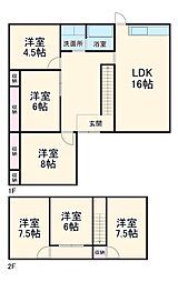四日市インター戸建 1階6SLDKの間取り