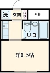 Ｎファースト清瀬 4階ワンルームの間取り