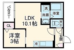 間取図画像 1LDK