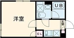 ＣＩＴＹ　ＷＡＬＫ下板橋 3階1Kの間取り