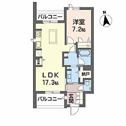 間取図画像 1LDK