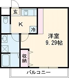 間取図画像 1K