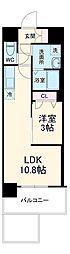 ソルテラスＫＹＯＴＯ西大路 瑠 10階1LDKの間取り
