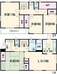 朝日町戸建 1階4SLDKの間取り