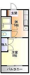 間取図画像 1K