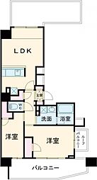 ＳＹＦＯＲＭＥ　ＩＴＡＢＡＳＨＩIII 13階2LDKの間取り