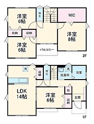 アンジールII 1階4SLKの間取り