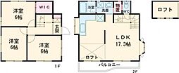 貫井北町戸建 1 1階3LDKの間取り
