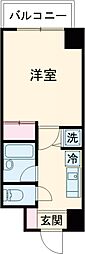 Ｕｒｂａｎ　Ｌｉｎｋ蒲田 4階1Kの間取り