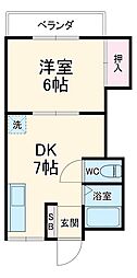 間取図画像 1DK