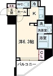 ARKMARK中野 2階1Kの間取り