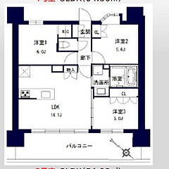 物件の間取り