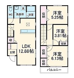 間取図画像 3LDK