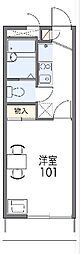 レオパレスアネックスシャルム 1Kの間取図画像