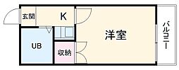 間取図画像 1K