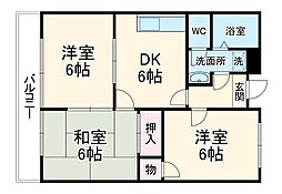 間取図画像 3DK