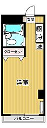 桑都ビル 2階ワンルームの間取り