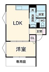 Jinパレス井高野 2階
