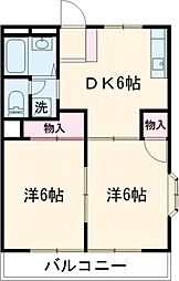 間取図画像 2DK