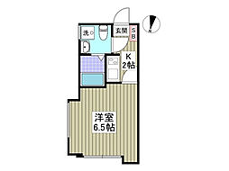 興野2丁目新築アパート 1階1Kの間取り